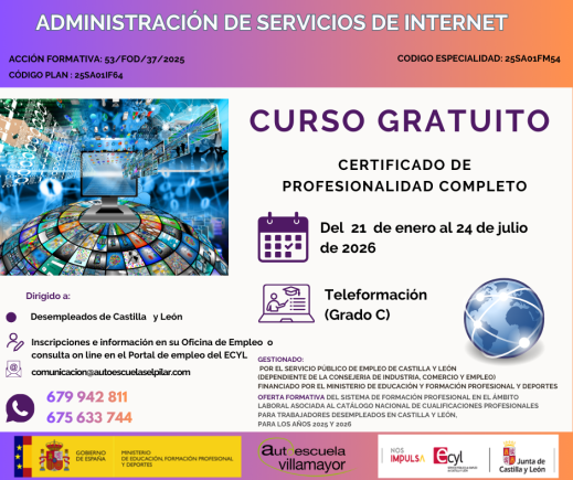 ADMINISTRACIÓN DE SERVICIOS DE INTERNET